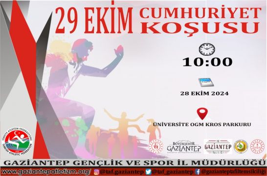 29 EKİM CUMHURİYET BAYRAMI ATLETİZM ETKİNLİKLERİ